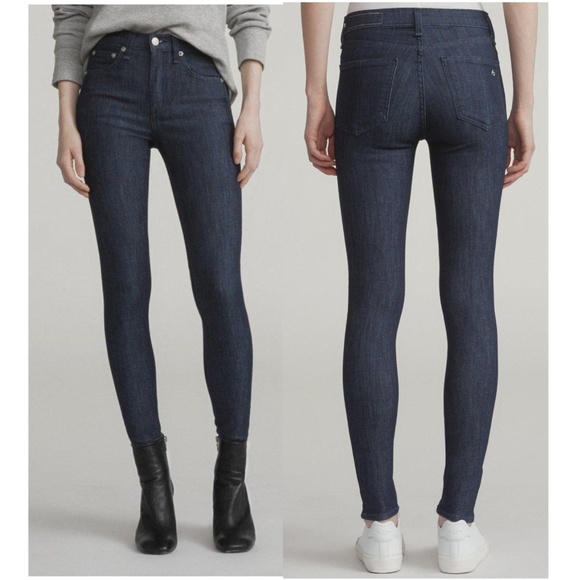 rag & bone High Rise Skinny Jeans Size 23 NWT - Picture 1 of 5